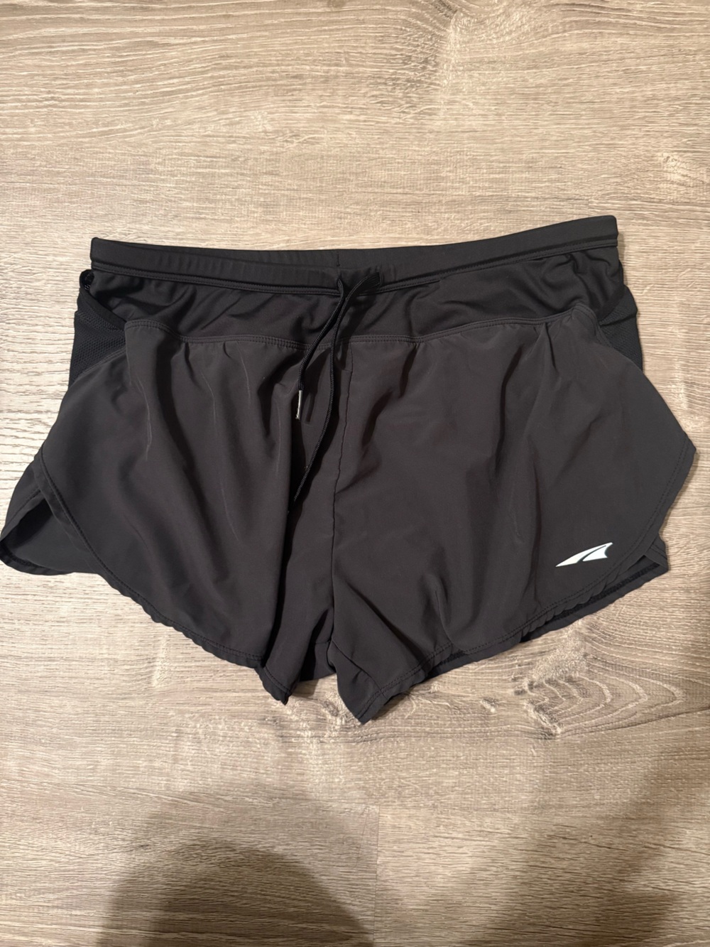 Altra Black Men's Athletic Running Shorts with Reflective Logo